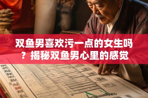双鱼男喜欢污一点的女生吗？揭秘双鱼男心里的感觉