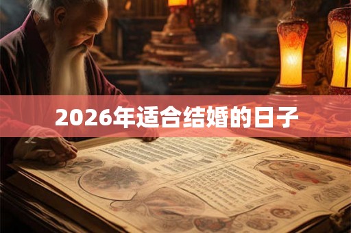 2026年适合结婚的日子