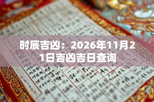时辰吉凶：2026年11月21日吉凶吉日查询