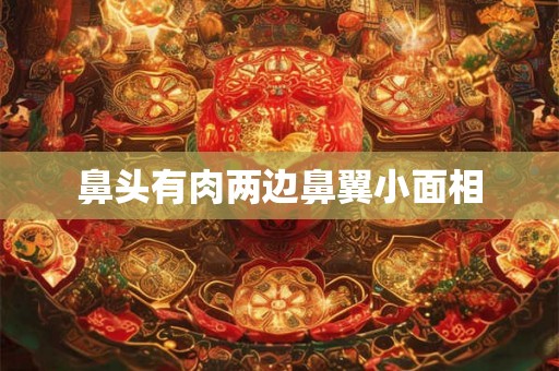 鼻头有肉两边鼻翼小面相