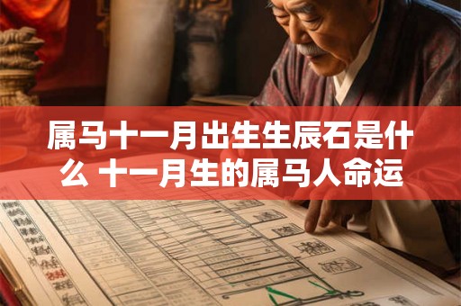 属马十一月出生生辰石是什么 十一月生的属马人命运