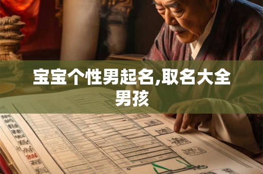 宝宝个性男起名,取名大全男孩