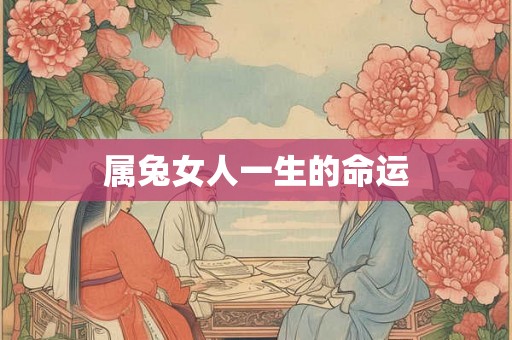 属兔女人一生的命运
