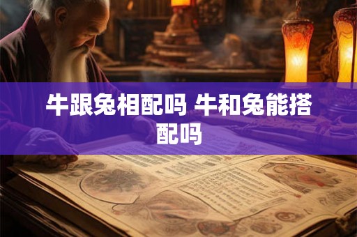 牛跟兔相配吗 牛和兔能搭配吗 牛跟兔相配吗 牛和兔能搭配吗