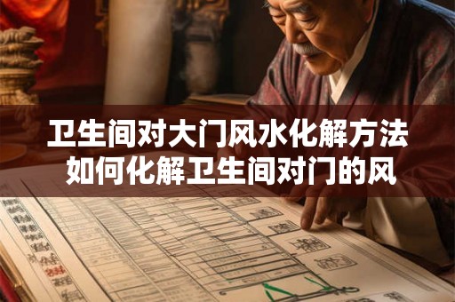 卫生间对大门风水化解方法 如何化解卫生间对门的风水