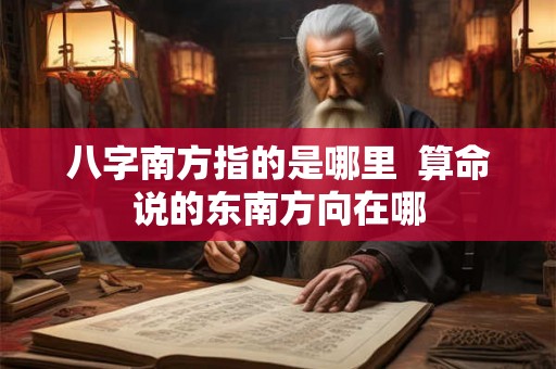 八字南方指的是哪里  算命说的东南方向在哪