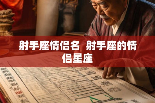射手座情侣名  射手座的情侣星座