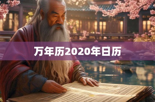 万年历2020年日历