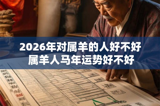 2026年对属羊的人好不好 属羊人马年运势好不好