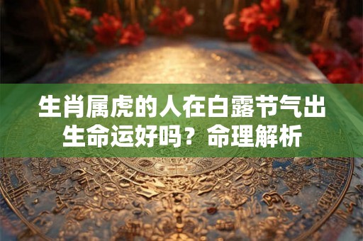 生肖属虎的人在白露节气出生命运好吗？命理解析