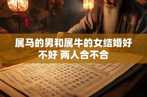 属马的男和属牛的女结婚好不好 两人合不合 属马的男和属牛的女结婚好不好 两人合不合