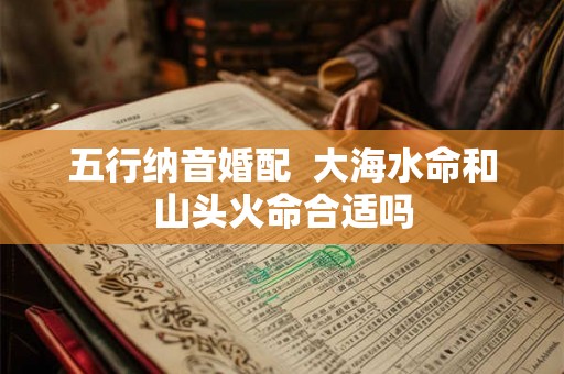 五行纳音婚配  大海水命和山头火命合适吗