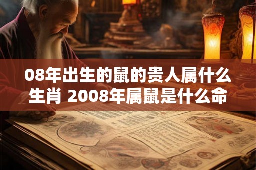 08年出生的鼠的贵人属什么生肖 2008年属鼠是什么命