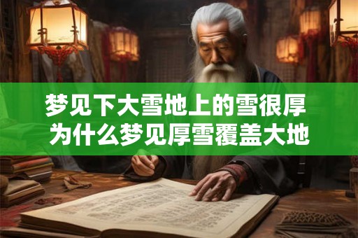 梦见下大雪地上的雪很厚 为什么梦见厚雪覆盖大地