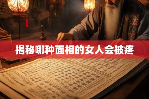 揭秘哪种面相的女人会被疼