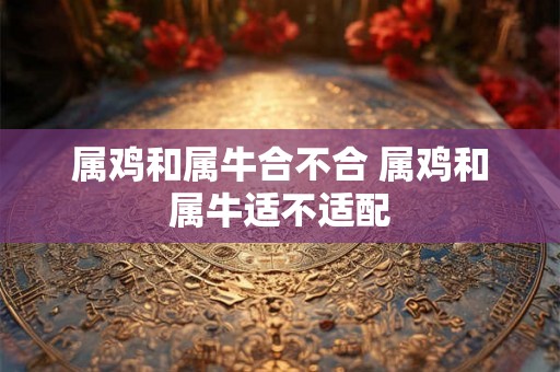 属鸡和属牛合不合 属鸡和属牛适不适配