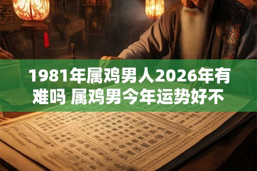 1981年属鸡男人2026年有难吗 属鸡男今年运势好不好 1981年属鸡男人2026年有难吗 属鸡男今年运势好不好