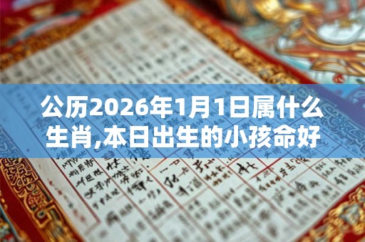 公历2026年1月1日属什么生肖,本日出生的小孩命好吗
