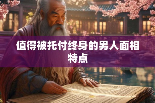 值得被托付终身的男人面相特点