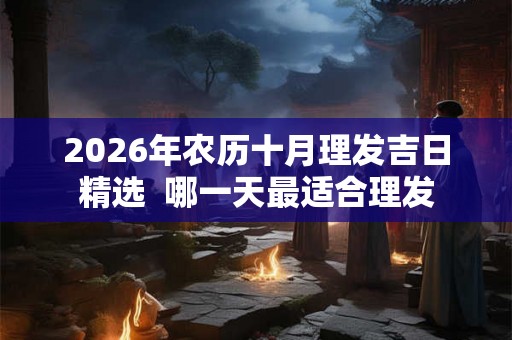 2026年农历十月理发吉日精选  哪一天最适合理发