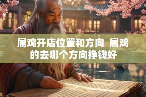 属鸡开店位置和方向  属鸡的去哪个方向挣钱好