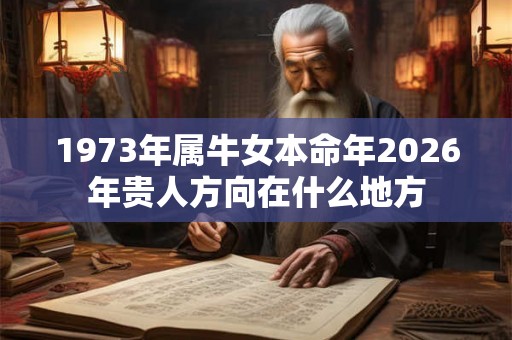 1973年属牛女本命年2026年贵人方向在什么地方
