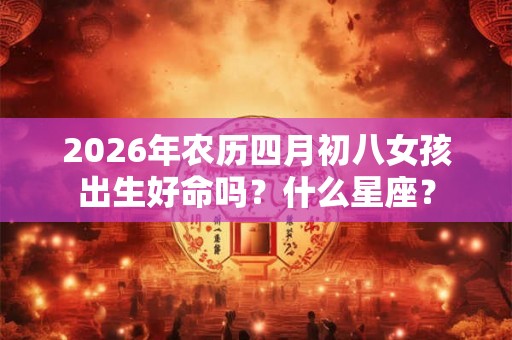 2026年农历四月初八女孩出生好命吗?什么星座? 2026年农历四月初八女孩出生好命吗?什么星座?