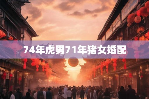 74年虎男71年猪女婚配