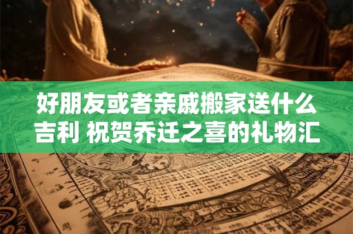 好朋友或者亲戚搬家送什么吉利 祝贺乔迁之喜的礼物汇总