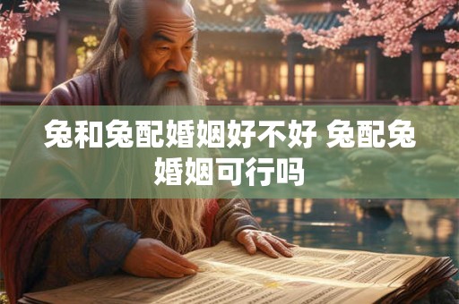 兔和兔配婚姻好不好 兔配兔婚姻可行吗