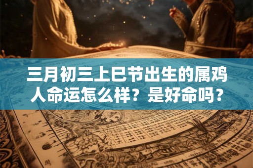 三月初三上巳节出生的属鸡人命运怎么样？是好命吗？