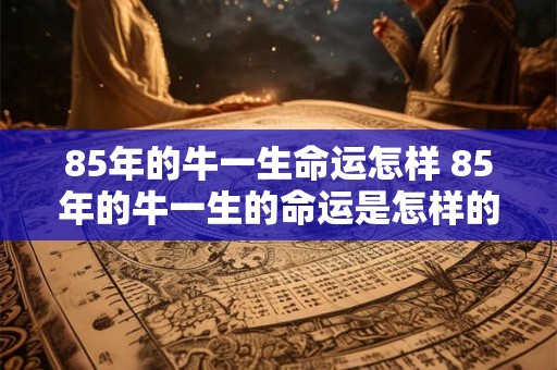 85年的牛一生命运怎样 85年的牛一生的命运是怎样的