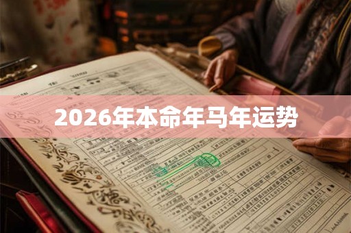 2026年本命年马年运势