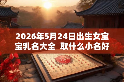 2026年5月24日出生女宝宝乳名大全 取什么小名好 2026年5月24日出生女宝宝乳名大全 取什么小名好