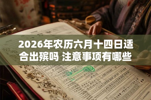 2026年农历六月十四日适合出殡吗 注意事项有哪些 2026年农历六月十四日适合出殡吗 注意事项有哪些