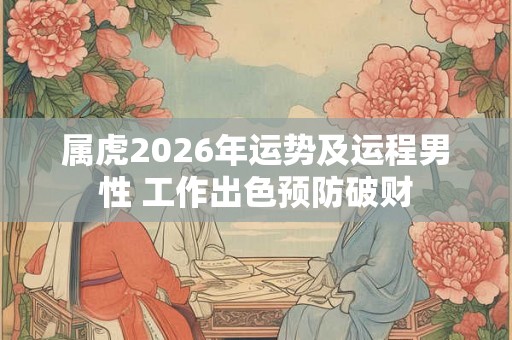 属虎2026年运势及运程男性 工作出色预防破财 属虎2026年运势及运程男性 工作出色预防破财