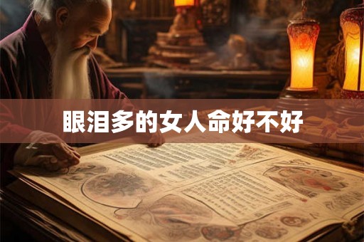眼泪多的女人命好不好