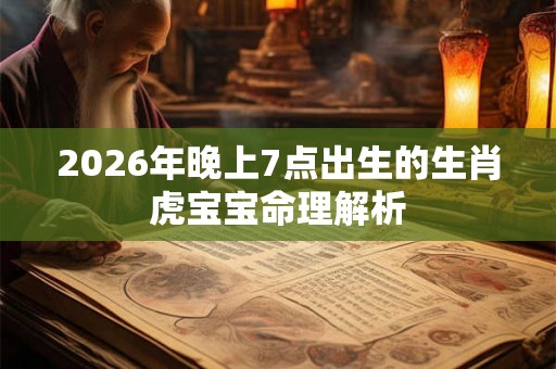 2026年晚上7点出生的生肖虎宝宝命理解析