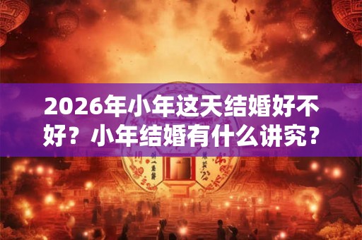 2026年小年这天结婚好不好？小年结婚有什么讲究？