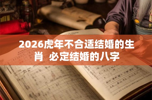 2026虎年不合适结婚的生肖  必定结婚的八字
