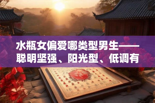 水瓶女偏爱哪类型男生——聪明坚强、阳光型、低调有内涵