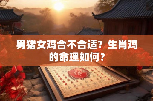 男猪女鸡合不合适？生肖鸡的命理如何？