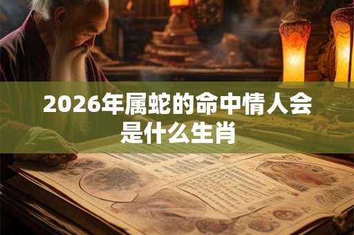 2026年属蛇的命中情人会是什么生肖