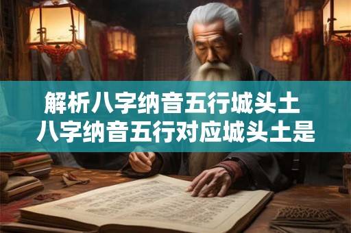 解析八字纳音五行城头土 八字纳音五行对应城头土是什么意思