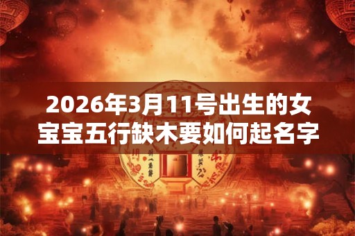2026年3月11号出生的女宝宝五行缺木要如何起名字