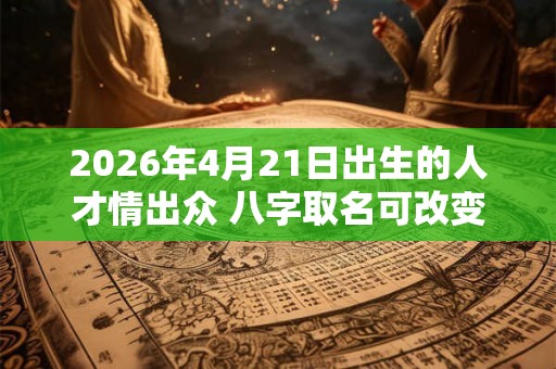 2026年4月21日出生的人才情出众 八字取名可改变命局 2026年4月21日出生的人才情出众 八字取名可改变命局