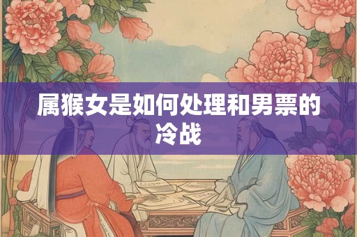 属猴女是如何处理和男票的冷战 属猴女是如何处理和男票的冷战