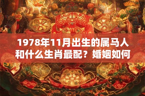 1978年11月出生的属马人和什么生肖最配？婚姻如何？