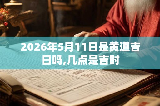 2026年5月11日是黄道吉日吗,几点是吉时 2026年5月11日是黄道吉日吗,几点是吉时