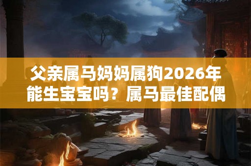 父亲属马妈妈属狗2026年能生宝宝吗？属马最佳配偶属相？
